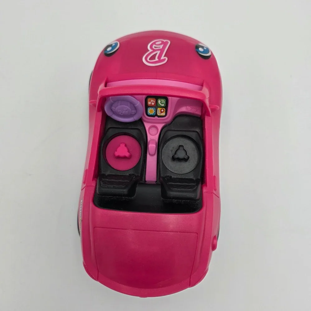 Fisher Price Little People Pink Convertible Car Toy Kids Play Fun